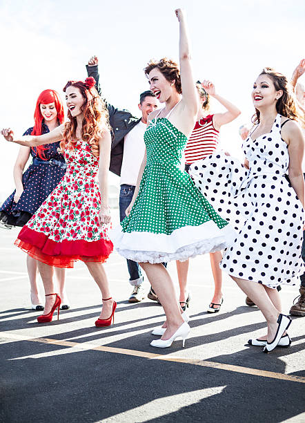 istock Group of Friends Dancing Outside 610409290