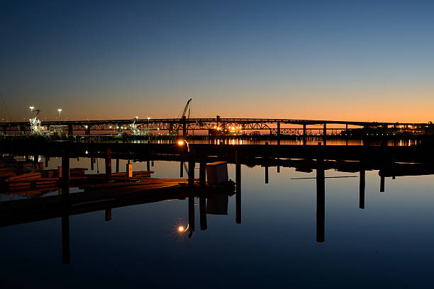 istock Martinez Marina and Benicia Bridge at Sunrise 610415246