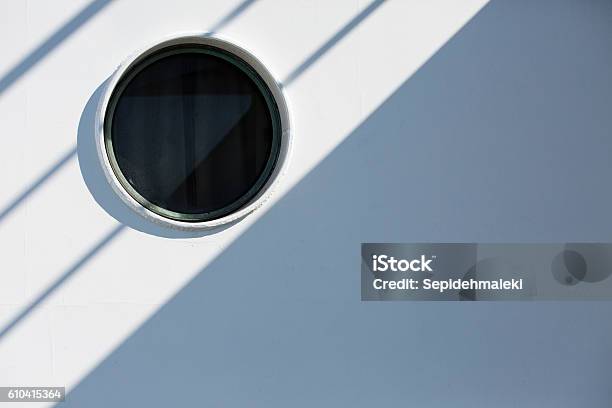 Ship Porthole Stock Image Stock Photo - Download Image Now - Vehicle Hatch, Circle, Plank - Timber