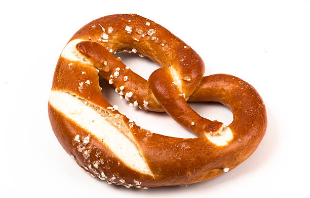istock Delicious original traditional Austrian salty pretzel 610417228