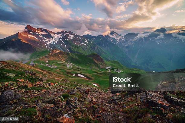 Rainbow Stock Photo - Download Image Now - Asphalt, Austria, Curve
