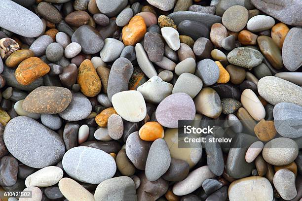 Sea Stones Background Stock Photo - Download Image Now - Pebble, At The Edge Of, Cobblestone