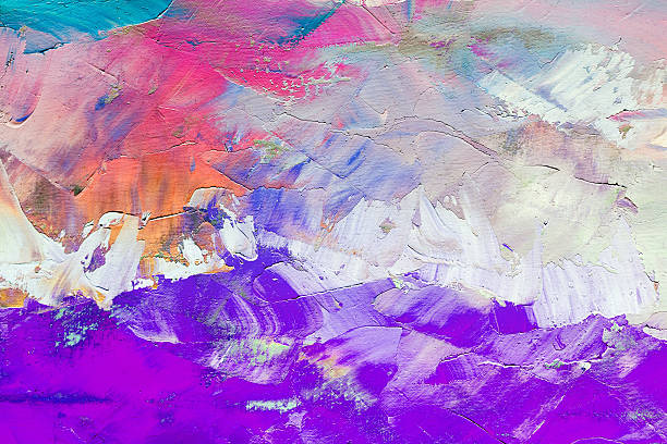 istock abstract oil paint texture on canvas, background 610432768