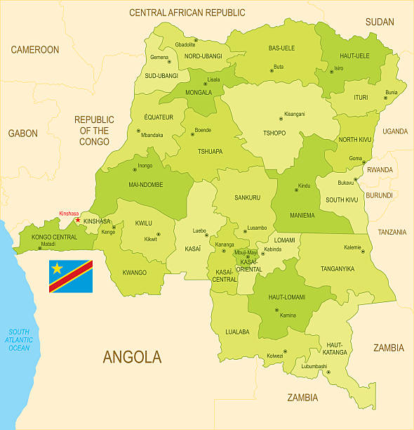 Democratic Republic of the Congo http://dikobraz.org/map_2.jpg kinshasa stock illustrations