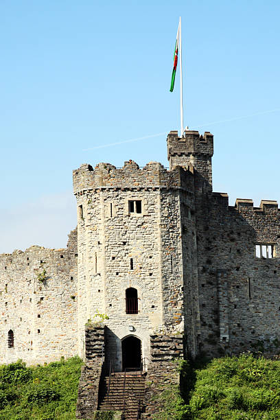 замок кардиффа - castle cardiff wales welsh culture стоковые фото и изображения