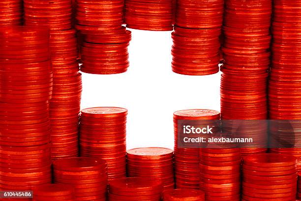 Schweizer Flagge Stockfoto und mehr Bilder von Flagge - Flagge, Schweiz, Schweizer Währung