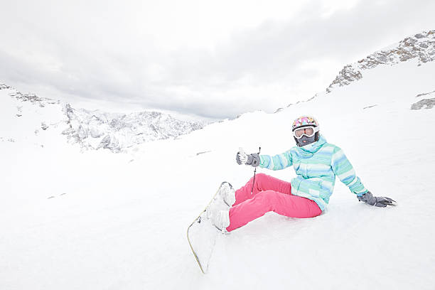 istock Snowboarder showing thumbs up 610445648