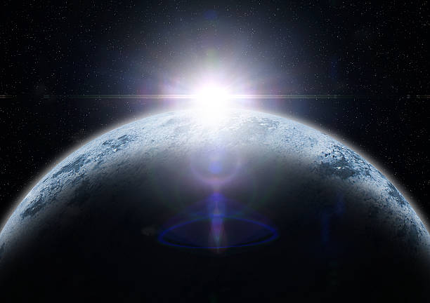 istock frozen exoplanet lit by a nearby star 610452072