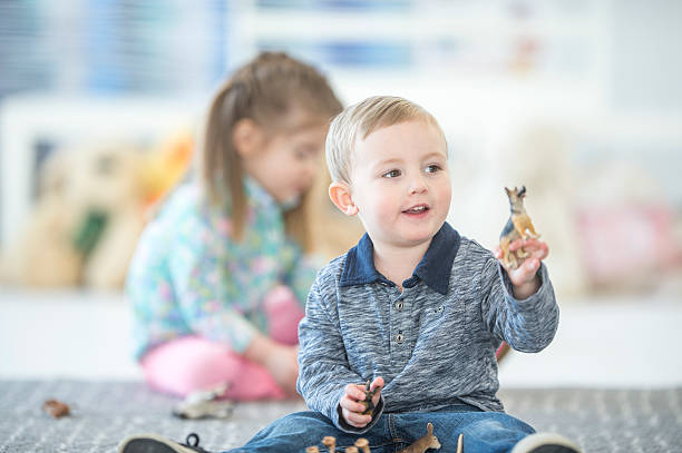 istock Playing with Toys in Preschool 610452674