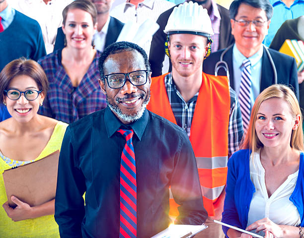 istock Multi-Ethnic Group of People with Various Occupations Concept 610454246