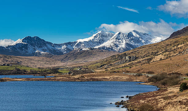 istock Snowdonia national park, 610454808