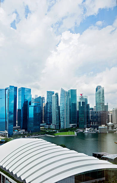 istock Singapore city skyline 610539526