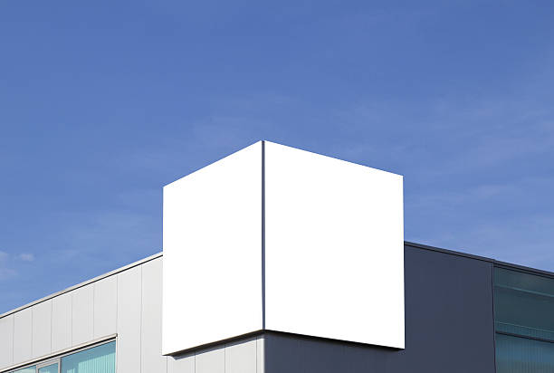 istock Mock up. Blank billboard outdoors, outdoor advertising on the wall 610544724