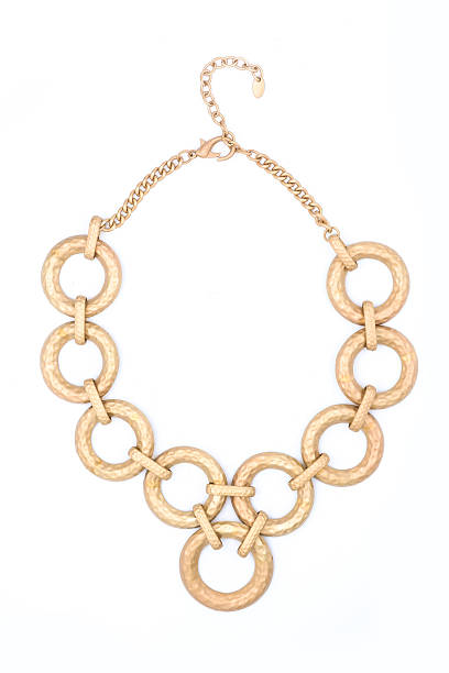 istock gold necklace isolated on white 610546346