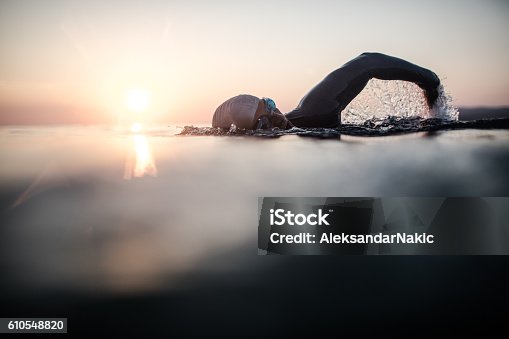 istock Swimmer in action 610548820