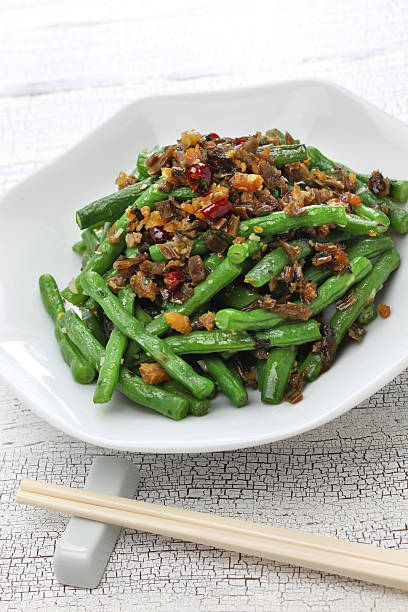 istock sichuan dry fried green beans 610550920