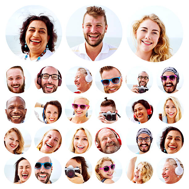 istock People Set of Faces Diversity Human Face Concept 610551660