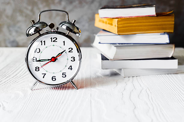 istock alarm clock time to read books 610551664