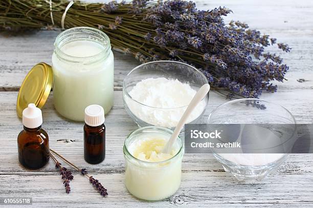 Antibacterial And Natural Homemade Deodorant Stock Photo - Download Image Now - Deodorant, Homemade, Nature