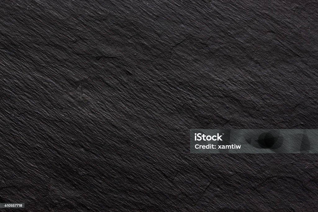 Dark black slate background or texture Dark black stone texture background for design Black Color Stock Photo