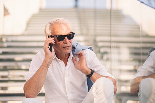 Businessman on the phone