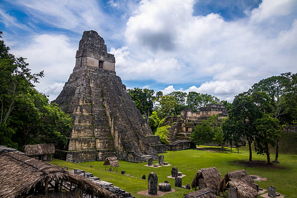 istock Temple I (Gran Jaguar) at Tikal National Park - Guatemala 610561004