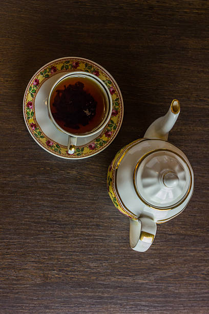 istock Tea in the Shabby Chic style 610565388