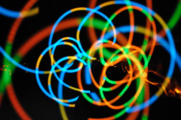 istock abstract color lines in the dark 610568358