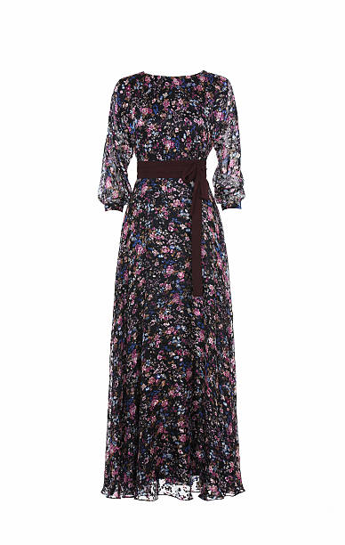 istock Women's dress isolated on white 610569434