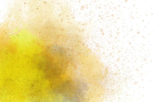 istock Colourful abstract powder explosion on a black background 610569686