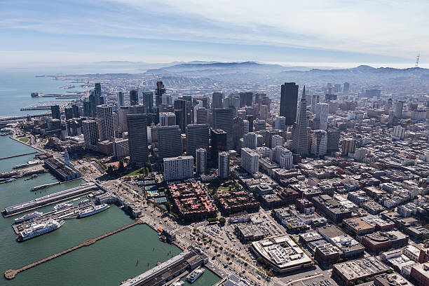 istock Aerial View San Francisco Urban Cityscape 610574808