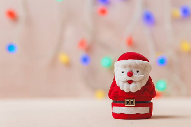istock Santa Claus Toy on Wooden 610581168