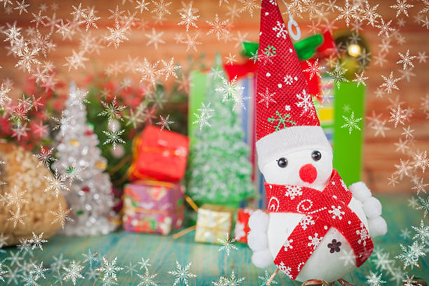 istock christmas decoration with fake snow flake 610647506