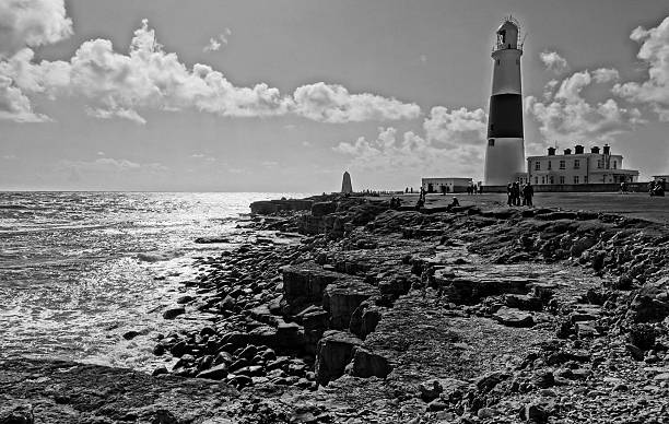 istock Portland Bill b&w 610653282