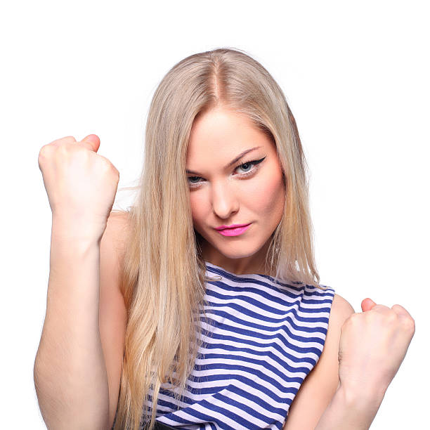 istock Young blond female sailor 610671472