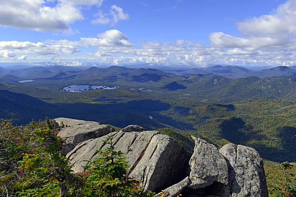 istock Alpine view from summit of a 46er, Adirondacks, New York 610674680