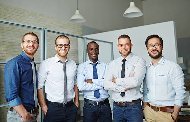 istock Group of businessmen 610678710