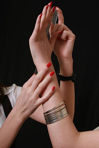 istock Girl measuring long fingers 610678870
