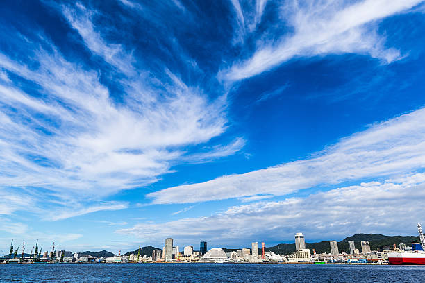 paisaje de japón kobe - chuo ward fotografías e imágenes de stock