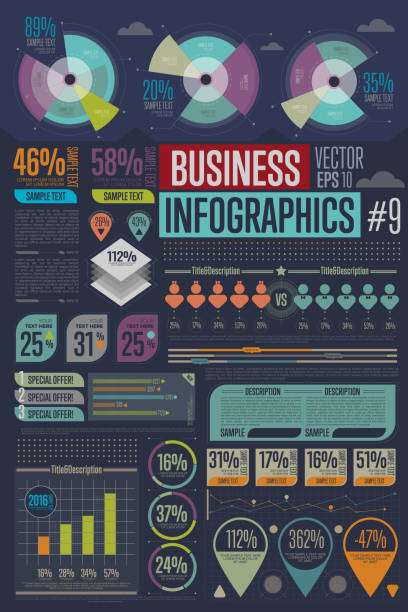 ilustrações, clipart, desenhos animados e ícones de infográfico elementos do vetor de negócios. gráfico, ícone. - rating bar graph finance business