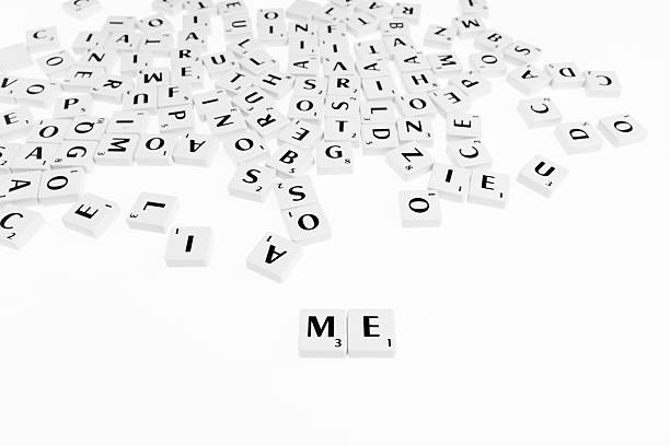 istock The Board Game having tiles with letters to form words 610684618