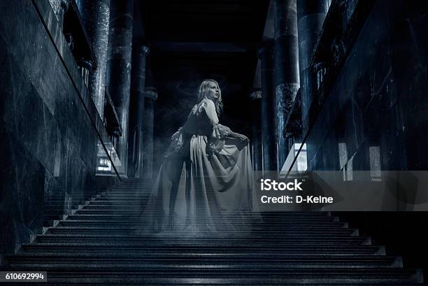 Ghost Stock Photo - Download Image Now - Ghost, Women, Gothic Style
