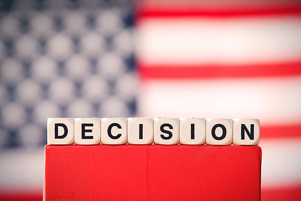 istock Decision Spelled In Letter Cubes 610693194