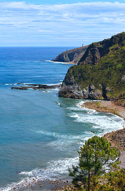 istock Biscay bay coast landscape, Spain. 610693236