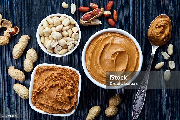 Peanut Butter Stock Photo - Download Image Now - Butter, Nut - Food, Peanut - Food