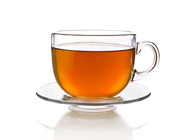 filiżanka do herbaty  - glass tea herbal tea cup zdjęcia i obrazy z banku zdjęć