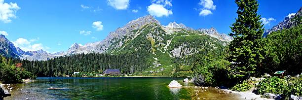 istock Popradske pleso lake 610747338