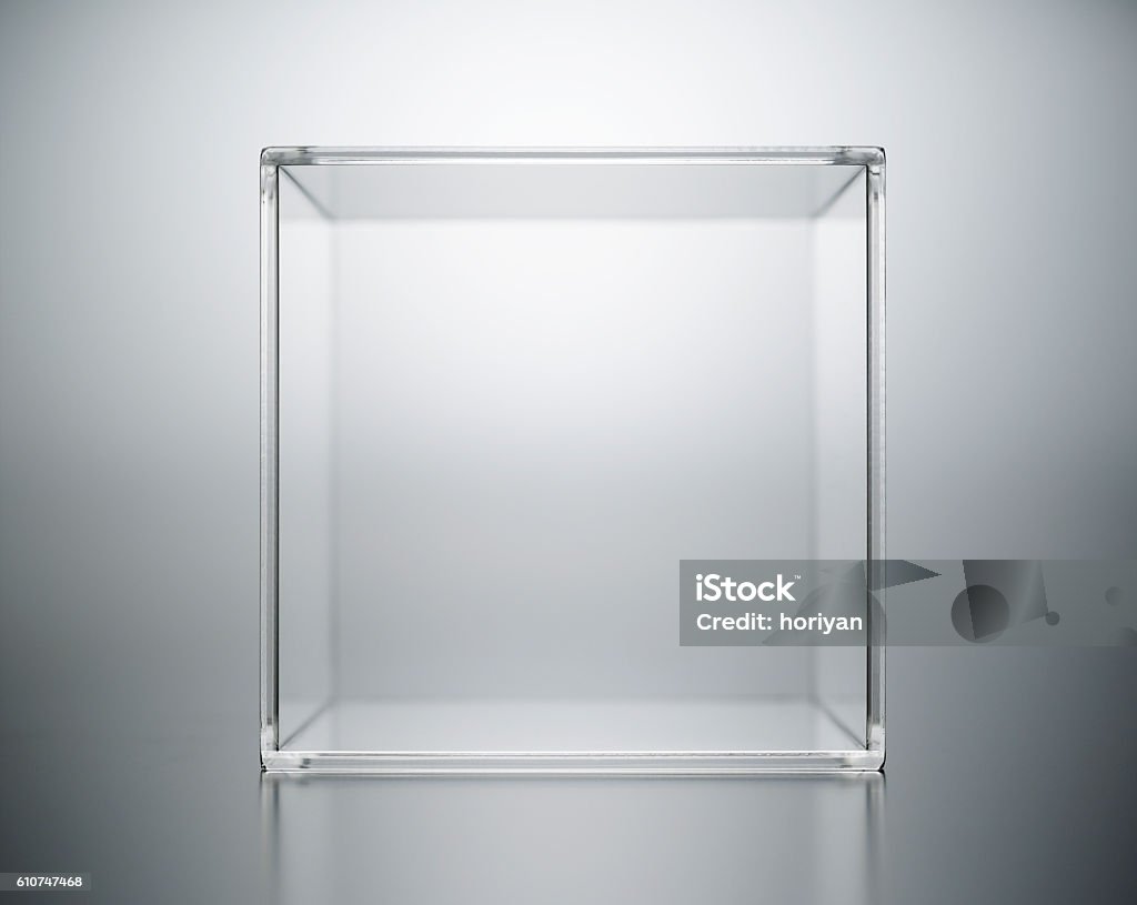 acrylic box abstract. Box - Container Stock Photo