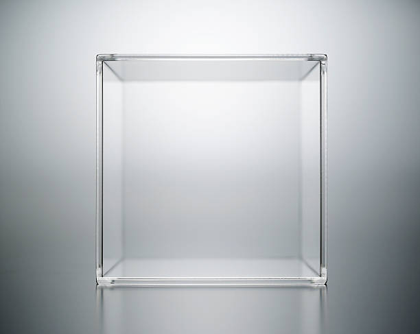 pudełko akrylowe streszczenie. - glass zdjęcia i obrazy z banku zdjęć