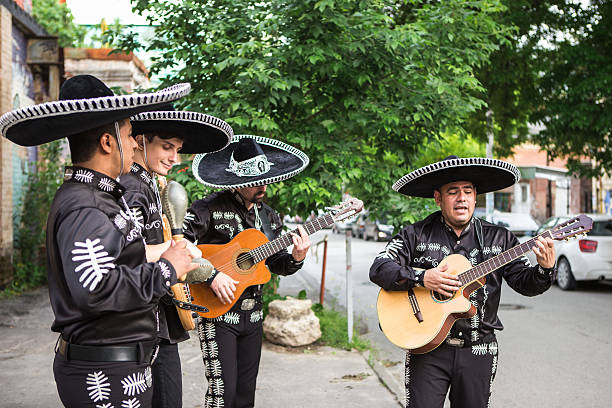 istock Mexican musicians on the streets. 610751104